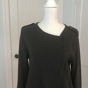 J. Crew Asymmetrical Sweater Jacket